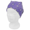 2115097149 Haarband bandana zakdoek – Paisley print katoen 55cm – Paars