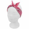 2115097488 Haarband Bandana Zakdoek – Paisley Print - Katoen 55cm – Lichtroze
