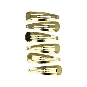 Haarspeld Klikklak 5 cm - Basic - Goud - Set van 6