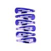 2116640280 Haarspeld Klikklak 5 cm - Basic Metallic - Paars - Set van 6