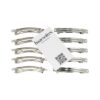2117658855 DIY haarspeld patentspeld 6 cm – metalen haarspelden – zilver – set van 10