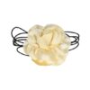2117678682 Haarband bloem - Veter striklint - Creme
