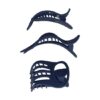 2120029467 Haarspeld Haarklemmen 8cm-11cm – XL Fantasievorm – Blauw – Set van 3