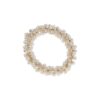 2122723101 Haarelastiek – Bedekt met Facetkralen – Transparant Wit