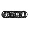 2122785966 Haarelastieken basic - Zonder metaal - Zwart - Set van 18