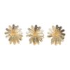 2123659722 Haarspeld Haarklemmen 3cm – Margriet Bloemvorm – Goud – Set van 3