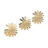 2123659731 Haarspeld Haarklemmen 3cm – Margriet Bloemvorm – Goud – Set van 3