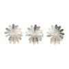 2123661690 Haarspeld Haarklemmen 3cm – Margriet Bloemvorm – Zilver – Set van 3