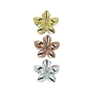 Haarspeld Haarklemmen 4cm – Lelie Bloemvorm – Brons Goud Zilver – Set van 3