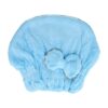 2125500681 Haardoek Haarhanddoek Microvezel Muts – Sneldrogend met Elastiek – Onesize – Blauw