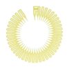 2126491536 Haarband Diadeem – Kamdiadeem – Zigzag – Flexibel Kunststof – Geel