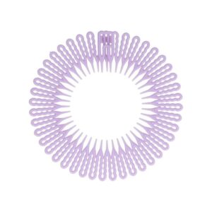 Haarband Diadeem – Kamdiadeem – Zigzag – Flexibel Kunststof – Paars