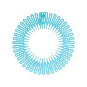 Haarband Diadeem – Kamdiadeem – Zigzag – Flexibel Kunststof – Blauw