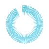 2126492262 Haarband Diadeem – Kamdiadeem – Zigzag – Flexibel Kunststof – Blauw