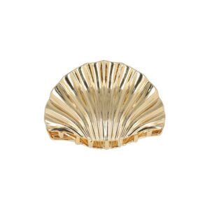 Haarspeld Haarklem 5,5cm – Schelpvorm – Metaal – Goud