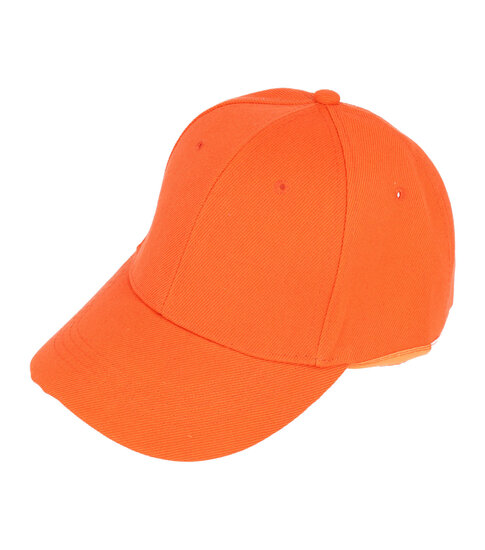 2137459815 Cap pet verstelbaar – basic – one size – oranje