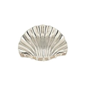 Haarspeld Haarklem 5,5cm – Schelpvorm – Metaal – Zilver