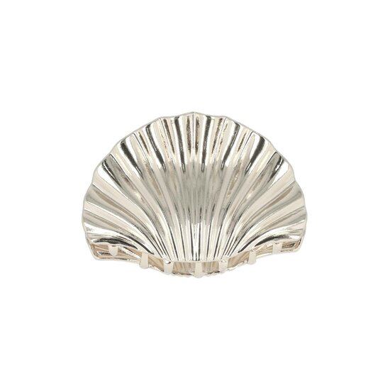 2142901062 Haarspeld Haarklem 5,5cm – Schelpvorm – Metaal – Zilver