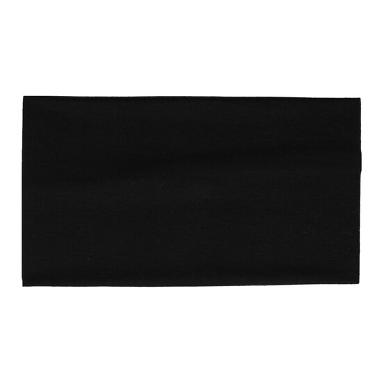 2144643174 Haarband stof - Basic 10cm - Zwart