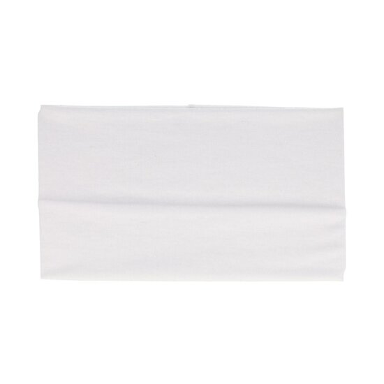 2145462570 Haarband stof - Basic 9cm - Wit