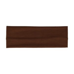 Haarband stof - Basic 7cm - Bruin