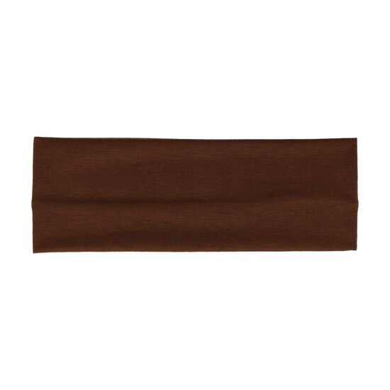 2146613721 Haarband stof - Basic 7cm - Bruin