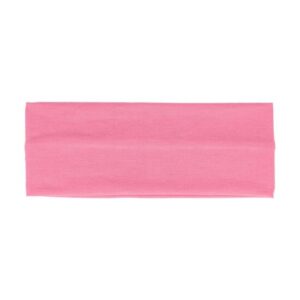Haarband stof - Basic 5cm - Roze