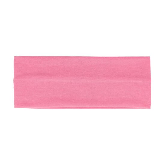 2146679601 Haarband stof - Basic 5cm - Roze