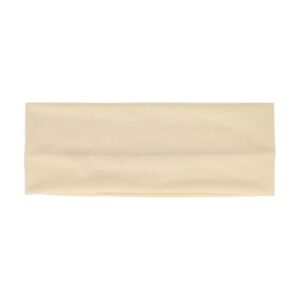 Haarband stof - Basic 5cm - Crème