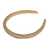 2148026643 Haarband Diadeem 1,5cm – Dik Gevuld – Glitter Steentjes Stof – Goud