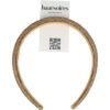 2148026646 Haarband Diadeem 1,5cm – Dik Gevuld – Glitter Steentjes Stof – Goud