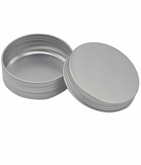 2151076329 Shampoo Bar Bewaarblik – Reisblikje Aluminium – 75ml – Geschikt voor 60g Bars