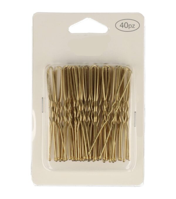 36791-3-5_1 Styling Tool Haardotspelden – 5 cm – Metalen Haarpinnen – Goud – Set van 40