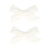 79665-6-7-8_71 Haarspeld Duckklem 8cm – Strik van Ribstof – Wit