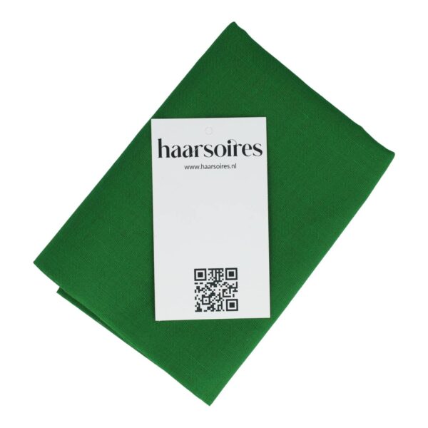 bandana zakdoek groen 55cm_3 Haarband Bandana Zakdoek 55cm – basic – Katoen – Groen