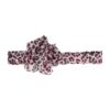 haarband bloem panter patroon roze wit bruin_1 Haarband Bloem - Panterprint – Zwart roze