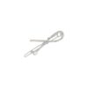 haarclip lus strass steentjes parel_8 Haarspeld Haarclip 5cm - Strik - Strass Steentjes - Zilver