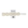Haarband gevlochten - Kant zilverdraad 3,5 cm - Crème