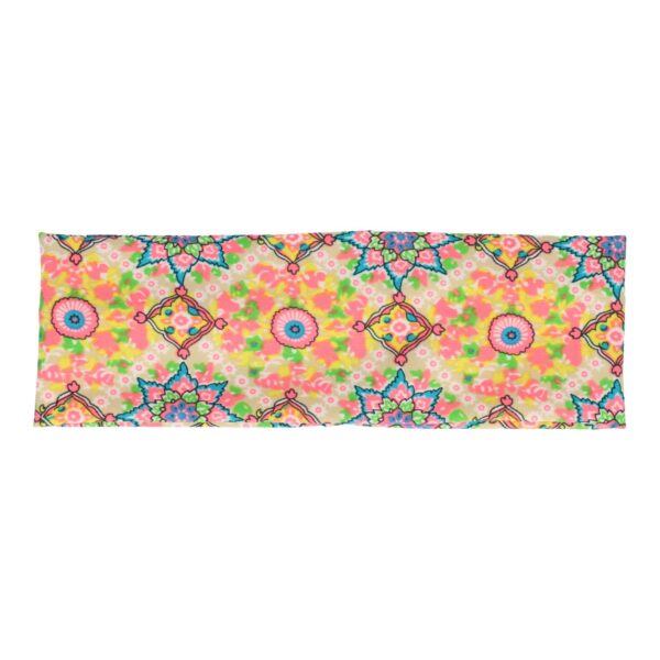 Haarband Stof 6cm - Fantasie Patroon - Multicolor Roze