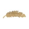 2155059051 Haarspeld Patentspeld Veervorm 9cm – Metaal – Goud