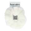 2159887818 Haarelastiek Scrunchie – Basic – Teddy Stof – Wit