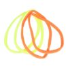 2161794231 Haarband sport - Elastiek endless nylon - Geel oranje - Set van 4