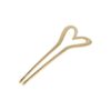 2177864313 Styling Tool Haarvork Hart – 13 cm – Knot Haarpin – Metaal – Goud