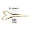 2177864319 Styling Tool Haarvork Hart – 13 cm – Knot Haarpin – Metaal – Goud