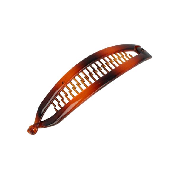 bananenklem 16cm bruin_1 Haarspeld bananenklem - Staartklem lang 16cm - Bruin