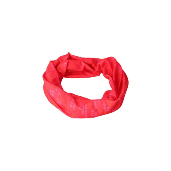 haarband multifunctioneel blok print_11 Haarband multifunctioneel - Blok patroon 45x25cm - Rood
