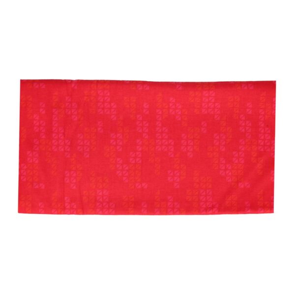 haarband multifunctioneel blok print_3 Haarband multifunctioneel - Blok patroon 45x25cm - Rood