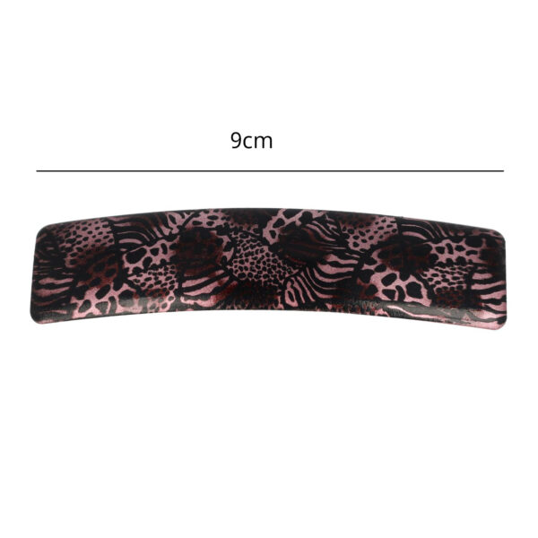 haarspeld panter roze goud 9cm_5 - kopie Haarspeld 9 cm – Panter Fantasie Print – Zwart & Roze