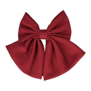 Haarspeld Strik 15cm Rood – Stevige Patentspeld – Elegant Haaraccessoire voor Dames & Meisjes