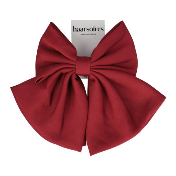 haarspeld strik 15cm_3 Haarspeld Strik 15cm Rood – Stevige Patentspeld – Elegant Haaraccessoire voor Dames & Meisjes